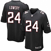 Nike Men & Women & Youth Falcons #24 Lowery Black Team Color Game Jersey,baseball caps,new era cap wholesale,wholesale hats